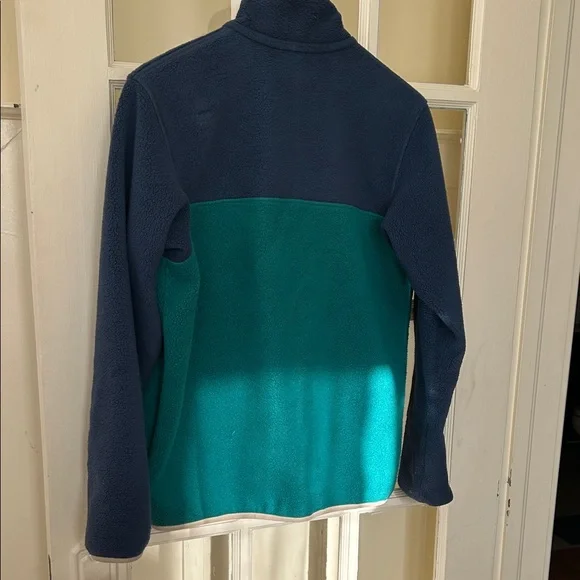 Patagonia Navy and Teal Fleece Pullover, Synchilla - Picture 9 of 9